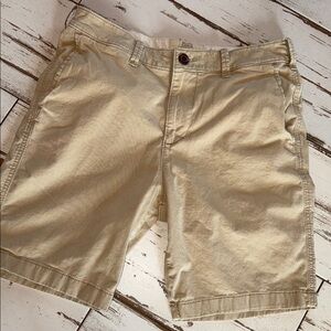 Men’s summer sale! ! Men’s Hollister Classic Fit Flat front khaki shorts size 30
